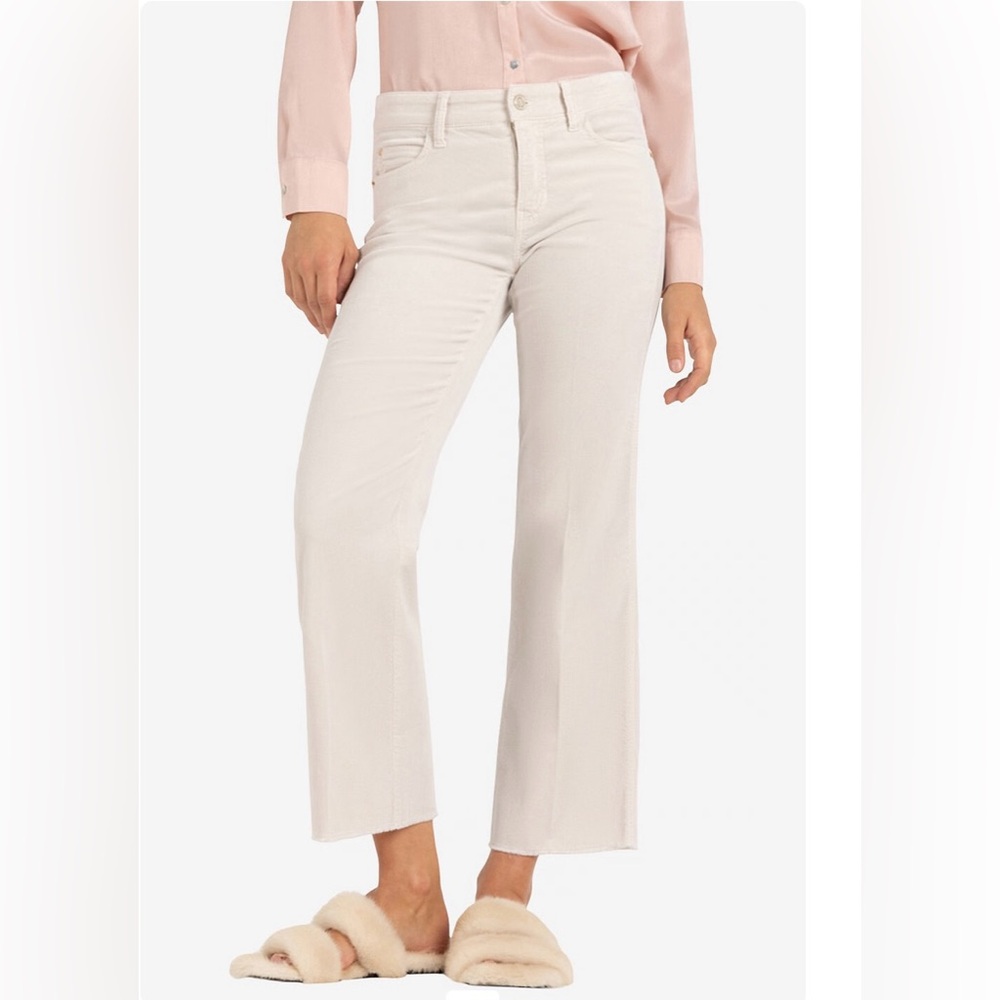 Fine Corduroy Jeans Winter White